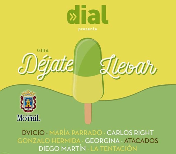 La gira Djate Llevar de Cadena Dial llega a la Plaza de la Coronacin de Motril el prximo lunes 8 de julio